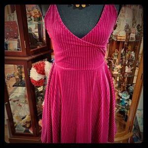 Forever 21 Backless Magenta Dress